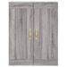 Buffet haut Sonoma gris 69,5x34x180 cm Bois d'ingénierie - Photo n°6