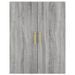 Buffet haut Sonoma gris 69,5x34x180 cm Bois d'ingénierie - Photo n°6