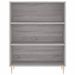 Buffet haut Sonoma gris 69,5x34x180 cm Bois d'ingénierie - Photo n°8