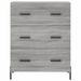 Buffet haut Sonoma gris 69,5x34x180 cm Bois d'ingénierie - Photo n°8