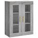 Buffet haut Sonoma gris 69,5x34x180 cm Bois d'ingénierie - Photo n°5