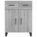 Buffet haut Sonoma gris 69,5x34x180 cm Bois d'ingénierie - Photo n°8