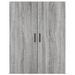 Buffet haut Sonoma gris 69,5x34x180 cm Bois d'ingénierie - Photo n°6