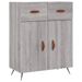 Buffet haut Sonoma gris 69,5x34x180 cm Bois d'ingénierie - Photo n°7