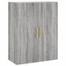 Buffet haut Sonoma gris 69,5x34x180 cm Bois d'ingénierie - Photo n°5