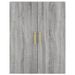 Buffet haut Sonoma gris 69,5x34x180 cm Bois d'ingénierie - Photo n°6