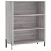 Buffet haut Sonoma gris 69,5x34x180 cm Bois d'ingénierie - Photo n°7