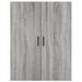 Buffet haut Sonoma gris 69,5x34x180 cm Bois d'ingénierie - Photo n°6