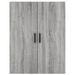 Buffet haut Sonoma gris 69,5x34x180 cm Bois d'ingénierie - Photo n°6