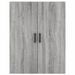 Buffet haut Sonoma gris 69,5x34x180 cm Bois d'ingénierie - Photo n°6