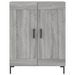 Buffet haut Sonoma gris 69,5x34x180 cm Bois d'ingénierie - Photo n°8