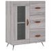 Buffet haut Sonoma gris 69,5x34x180 cm Bois d'ingénierie - Photo n°7