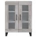 Buffet haut Sonoma gris 69,5x34x180 cm Bois d'ingénierie - Photo n°8