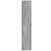 Buffet haut sonoma gris 70x35x180 cm bois d'ingénierie - Photo n°4