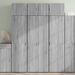 Buffet haut sonoma gris 70x42,5x185 cm bois d'ingénierie - Photo n°1