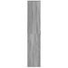 Buffet haut sonoma gris 80x35x180 cm bois d'ingénierie - Photo n°4