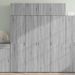 Buffet haut sonoma gris 80x42,5x185 cm bois d'ingénierie - Photo n°1
