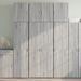 Buffet haut sonoma gris 80x42,5x249 cm bois d'ingénierie - Photo n°1