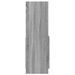 Buffet haut sonoma gris 92x33x100 cm bois d'ingénierie - Photo n°6