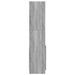 Buffet haut sonoma gris 92x33x140 cm bois d'ingénierie - Photo n°8