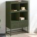 Buffet haut vert olive 68,5x39x111,5 cm acier laminé à froid - Photo n°1