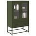Buffet haut vert olive 68x39 x111,5 cm acier - Photo n°1