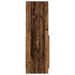 Buffet haut vieux bois 63x33x100 cm bois d'ingénierie - Photo n°6