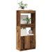 Buffet haut vieux bois 63x33x140 cm bois d'ingénierie - Photo n°1