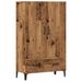 Buffet haut vieux bois 70x31x115 cm bois d'ingénierie - Photo n°1