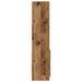 Buffet haut vieux bois 92x33x140 cm bois d'ingénierie - Photo n°6