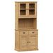 Buffet haut VIGO 78x40x175 cm bois massif de pin - Photo n°1