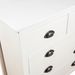 Buffet Hill Range Blanc 79x40x80 cm Bois de pin solide 2 - Photo n°5