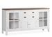 Buffet KOREST – Bois massif blanc et marron - Photo n°1