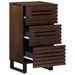 Buffet marron 40x34x75 cm bois massif de manguier - Photo n°3