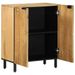 Buffet marron 60x33x75 cm bois massif de manguier - Photo n°1