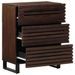 Buffet marron 60x34x75 cm bois massif de manguier - Photo n°5