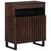 Buffet marron 60x34x75 cm bois massif de manguier - Photo n°1