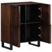 Buffet marron 60x34x75 cm bois massif de manguier - Photo n°2