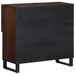 Buffet marron 80x34x75 cm bois massif de manguier - Photo n°5