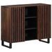 Buffet marron 90x34x75 cm bois massif de manguier - Photo n°1