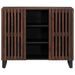 Buffet marron 90x34x75 cm bois massif de manguier - Photo n°2