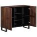 Buffet marron 90x34x75 cm bois massif de manguier - Photo n°5