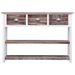 Buffet Marron antique 108x30x76 cm Bois de Paulownia massif - Photo n°2