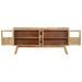 Buffet marron et noir 160x30x76 cm bois massif de manguier - Photo n°4