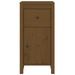 Buffet marron miel 40x35x80 cm bois massif de pin - Photo n°1