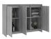 Buffet moderne 3 portes Kaola 102 cm – Finition mate ou brillante - Photo n°8