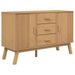 Buffet OLDEN marron 114x43x73,5 cm bois massif de pin - Photo n°1