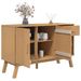 Buffet OLDEN marron 114x43x73,5 cm bois massif de pin - Photo n°6