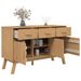 Buffet OLDEN marron 114x43x73,5 cm bois massif de pin - Photo n°6