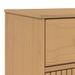 Buffet OLDEN marron 114x43x73,5 cm bois massif de pin - Photo n°11